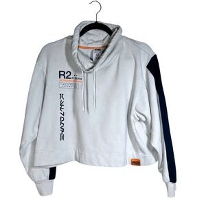 Star Wars Droid Depot R2-D2 Graphic Hoodie Sweatshirt Light Grey/Black‎